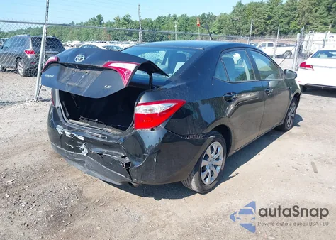 2016 Toyota Corolla Le from USA, damaged, VIN 2T1BURHE6GC737334